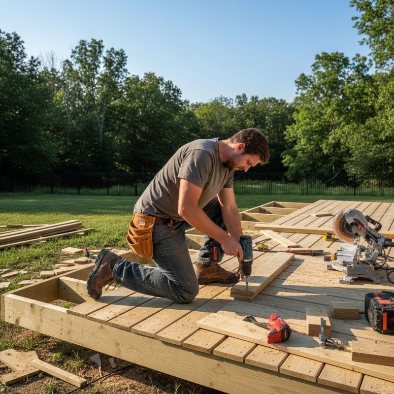 Outdoor Deck Sanding